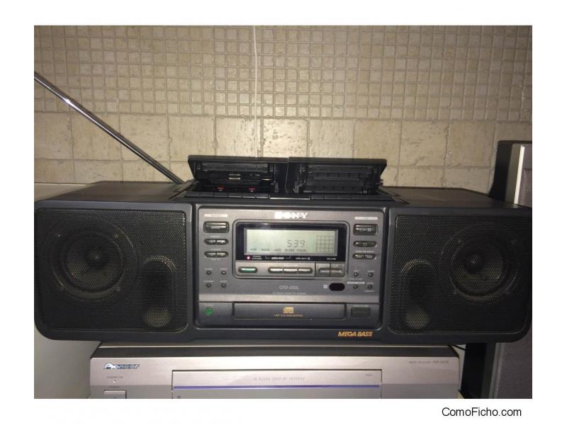SONY RADIO CASSETTE PORTÁTIL CD CFD-250 L
