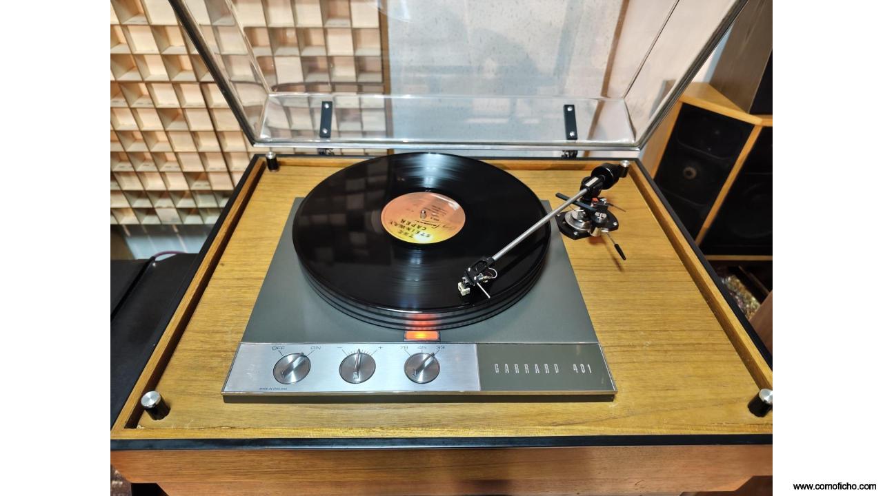 Garrard 401 Brazo Hadcock GH220 Cápsula Shure y kit Kokomo