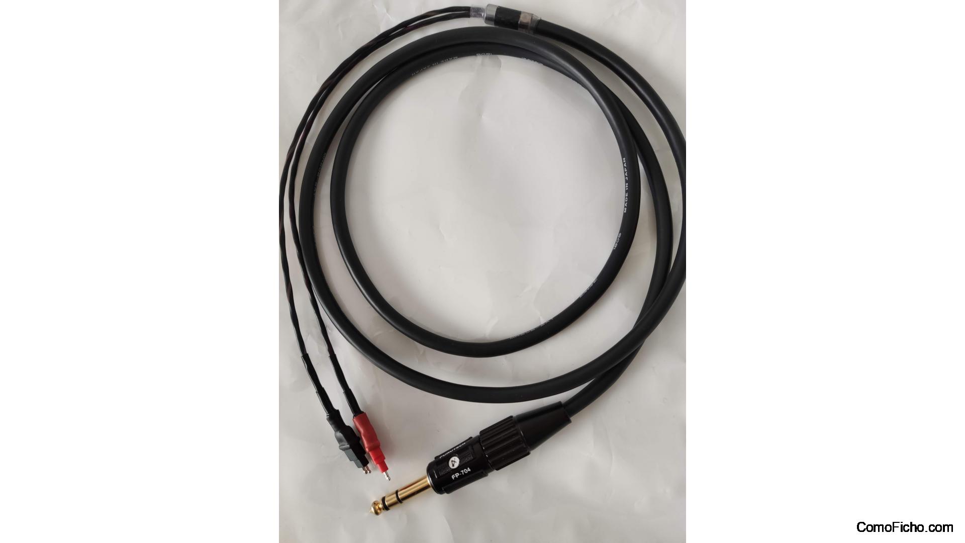 Cable Canare + Furutech para auriculares Sennheiser HD 600, 650,.., Cables, Filtros, Distribuidores, Alcorcón