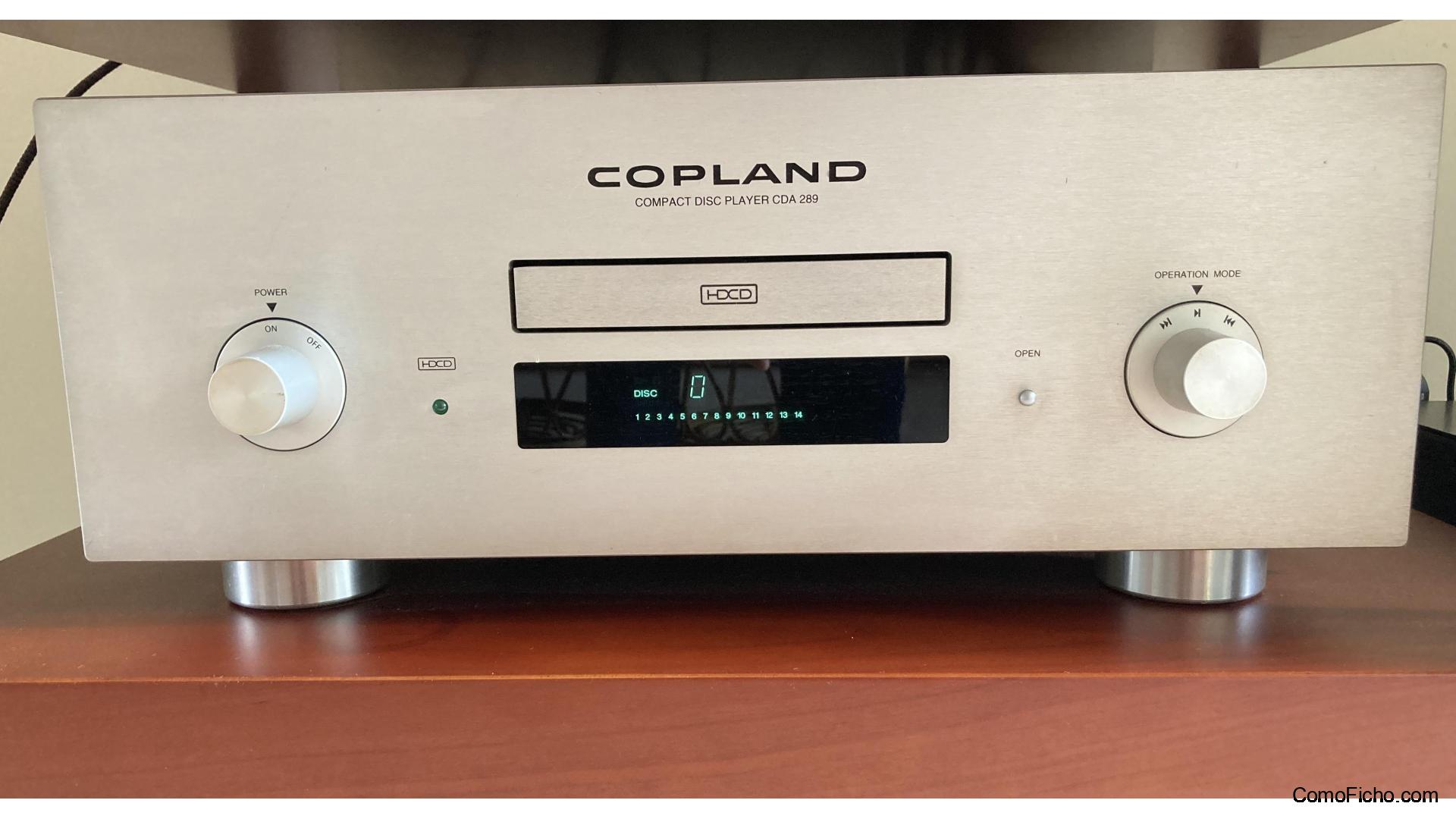 Vendido - Reproductor CD HiFi - Copland CDA 289. Top!