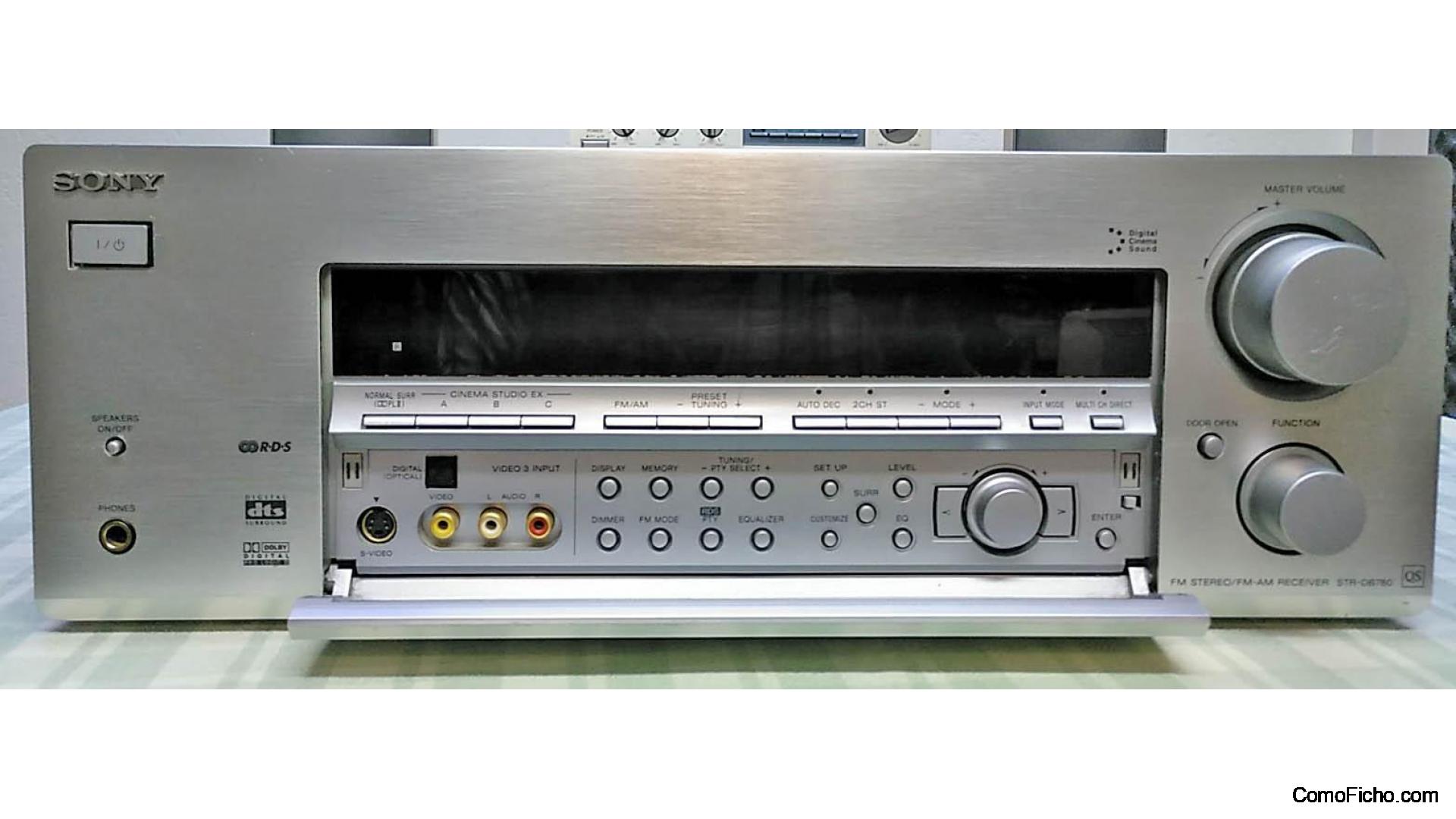 Receptor Sony STR DB 780, Amplificadores