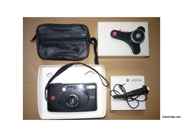 Leica Z2X black + Rem. contr. + Leica Mini Tripod + bolsa cuero