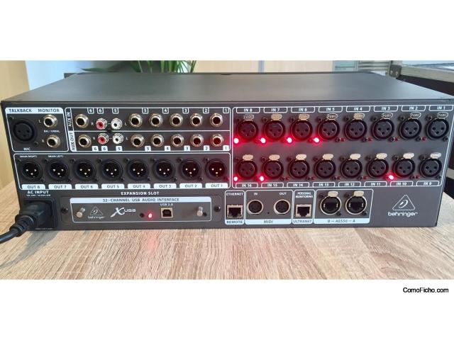 New Behringer X32 Rack 40-Input, 25-Bus Digital Mixer with 16 Microphone Preamps