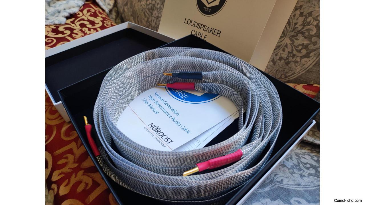 (VENDIDO) Cables altavoz NORDOST TYR 2 con jumpers NORSE 2