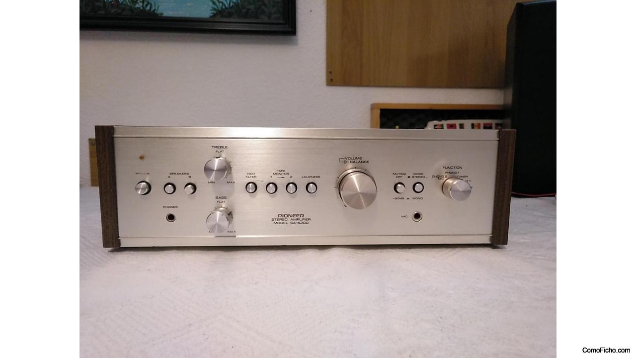 Amplificador Pioneer SA 6200