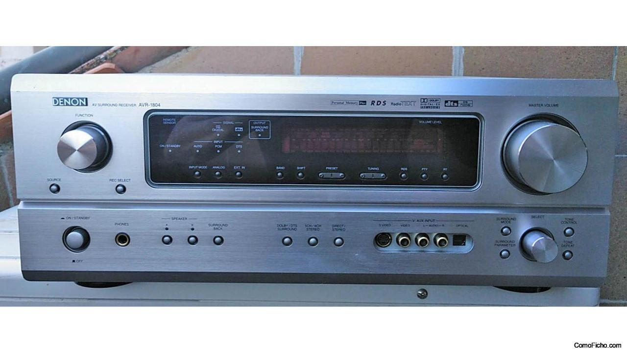 Amplificador (Receptor) Denon AVR 1804.
