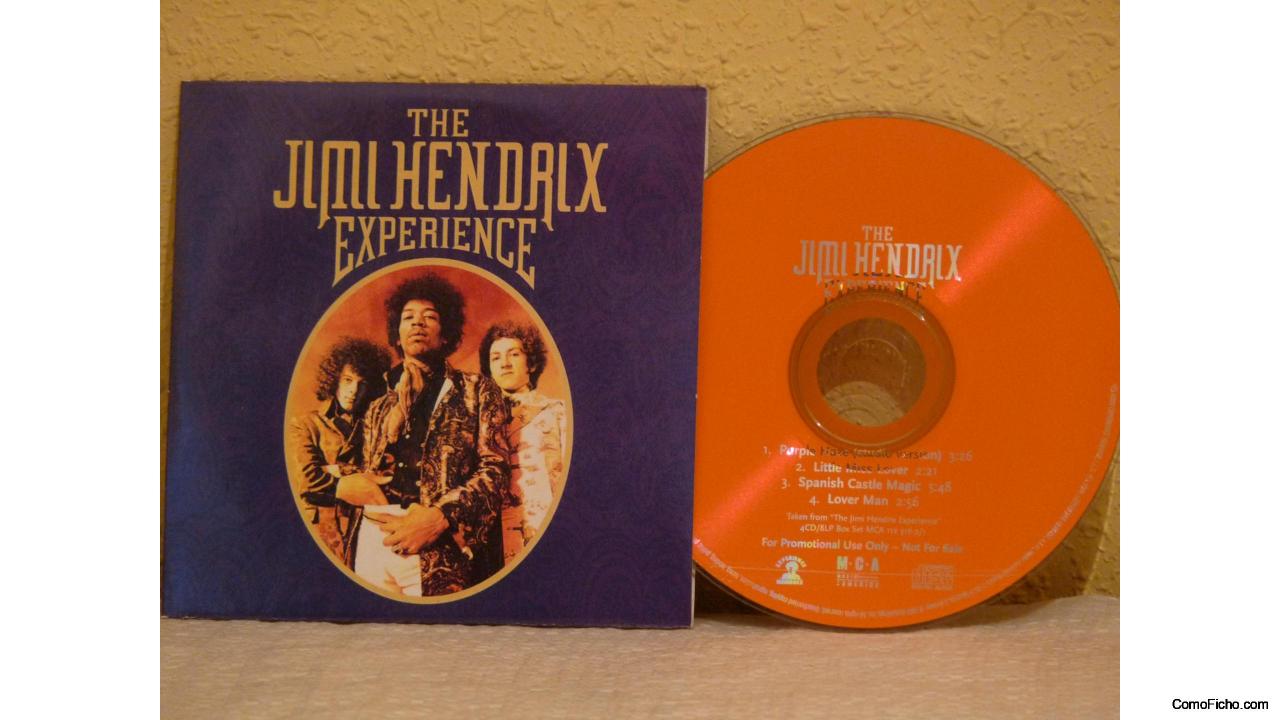 THE JIMI HENDRIX EXPERIENCE  (EXCELENTE)    MAXI CD