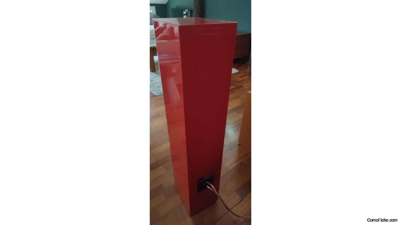 Triangle Color Floor Speakers (Rojo)