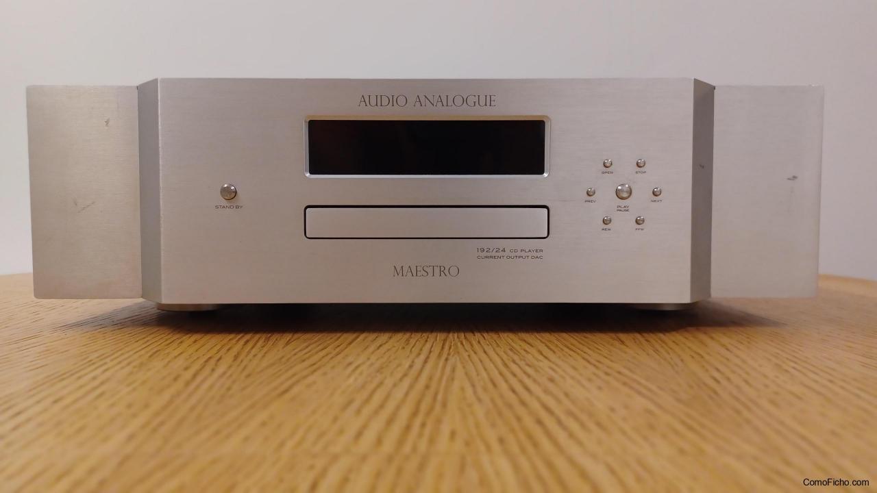 VENDIDO -  Lector de CD Audio Analogue Maestro 192/24