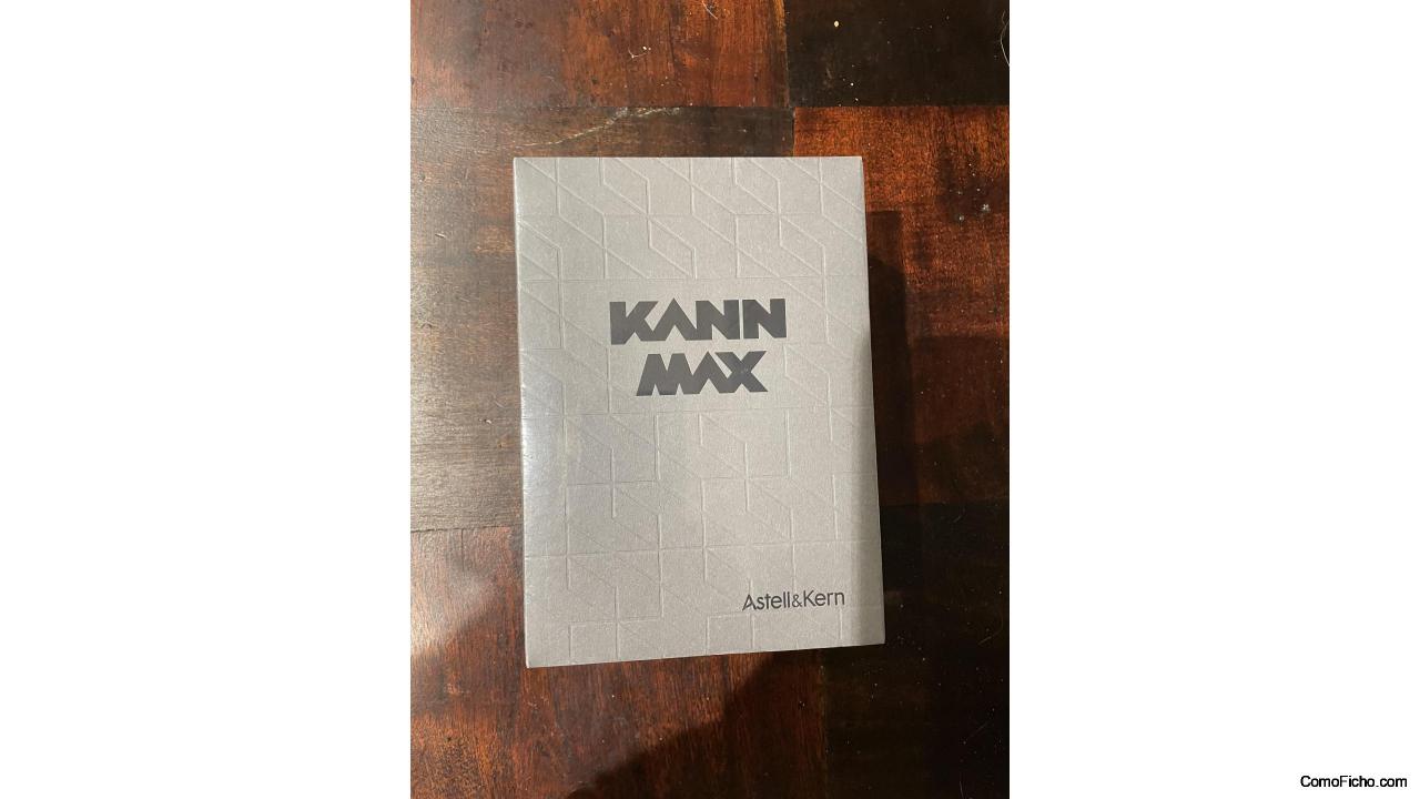 VENDIDO Astell&Kern Kann Max+Funda Leather VENDIDO
