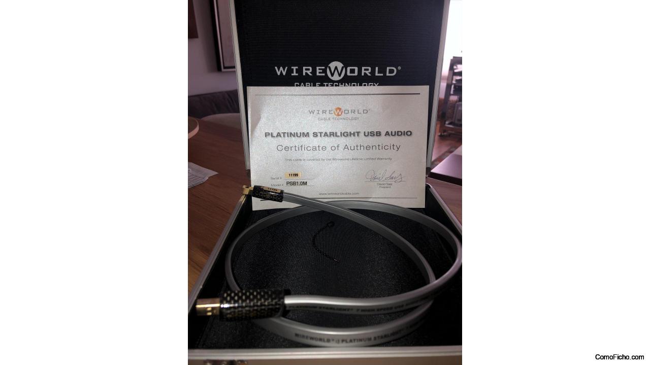 Vendo cable usb Wireworld Diamond Startlight 7, 1 metro