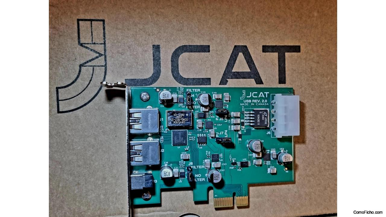 Tarjeta USB JCAT FEMTO rev.2