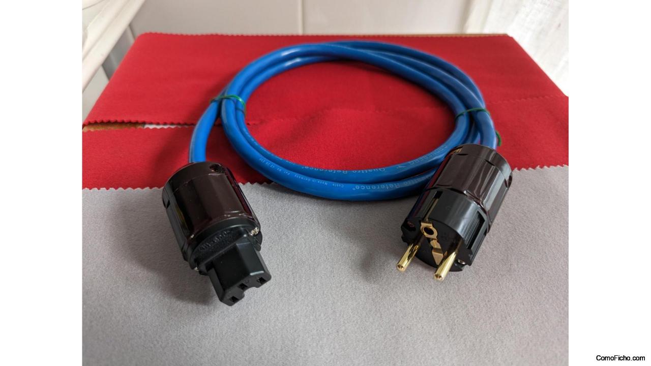- VENDIDO - 3 cables de alimentación/corriente Groneberg Quattro Reference