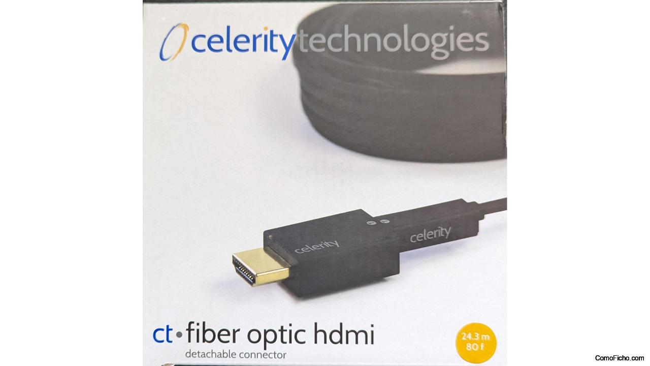 Cable Celerity Fibra Óptica  de 24,3 mts.