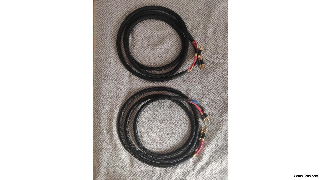 2 Cables de altavoz MOGAMI W3104 de 2,5m