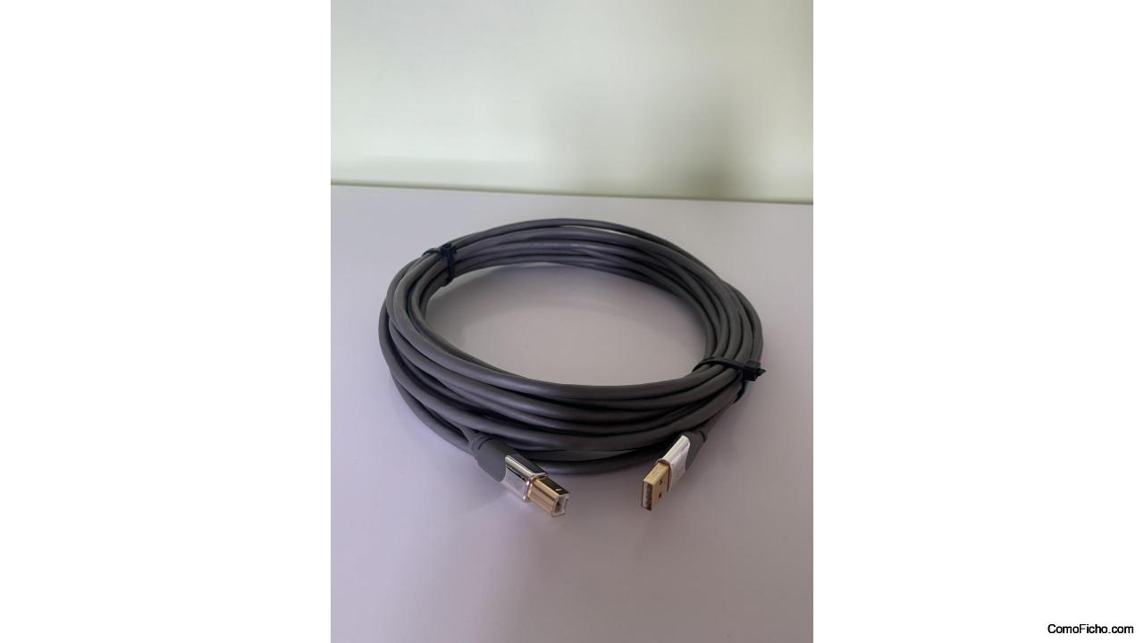 Cable Dac Hifi USB A - USB B 7,5mt