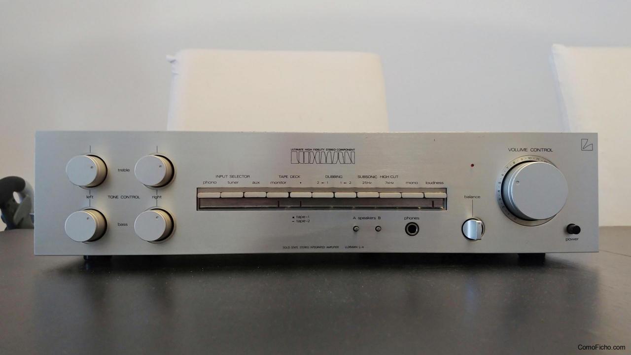 Amplificador Luxman L-4  RECAP