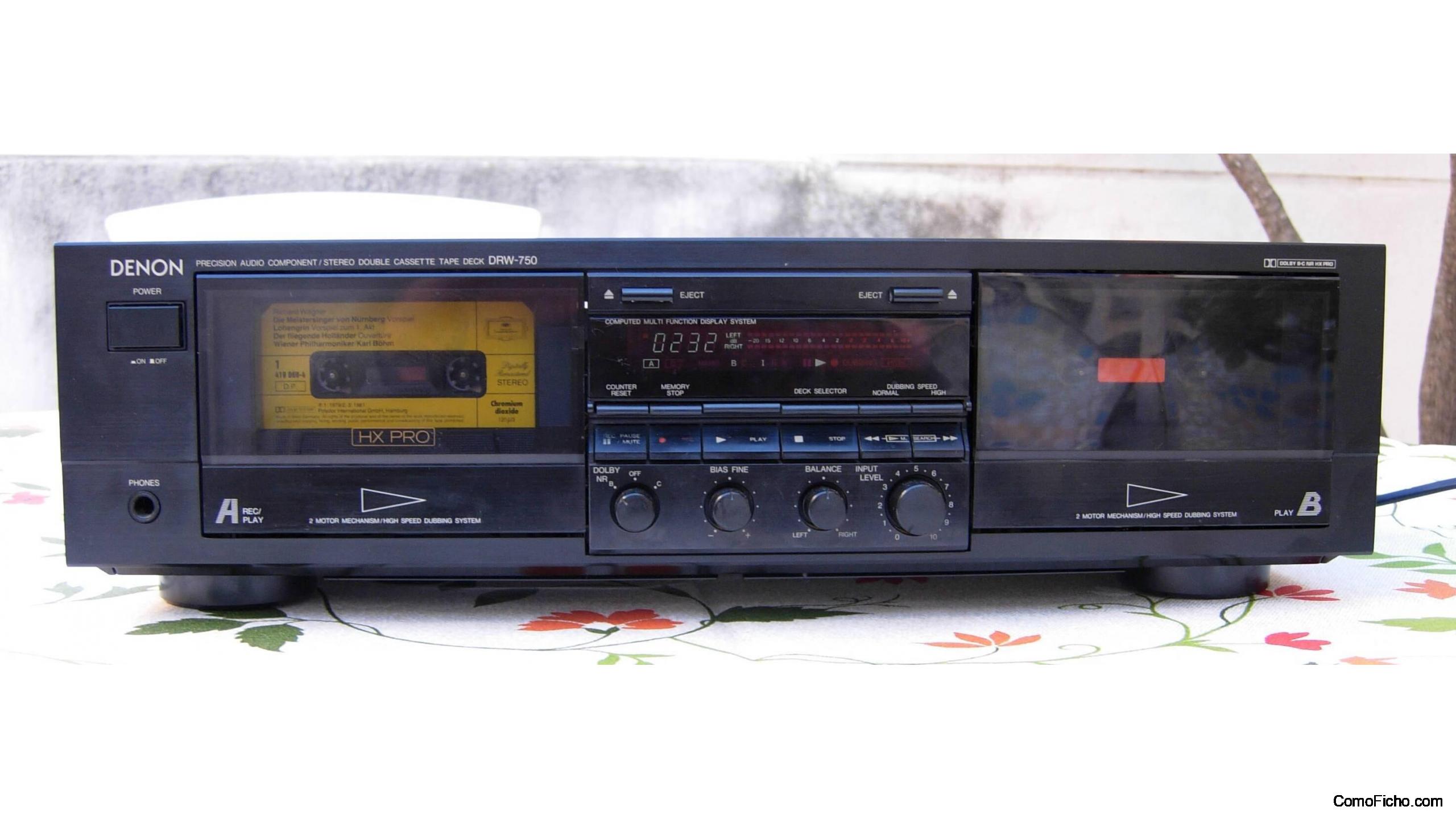 Pletina Cassette Doble Denon DRW-750, Fuentes
