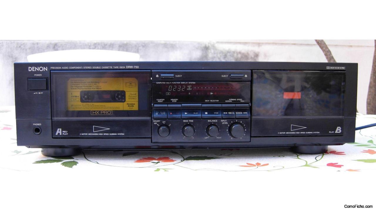 Pletina Cassette Doble Denon DRW-750