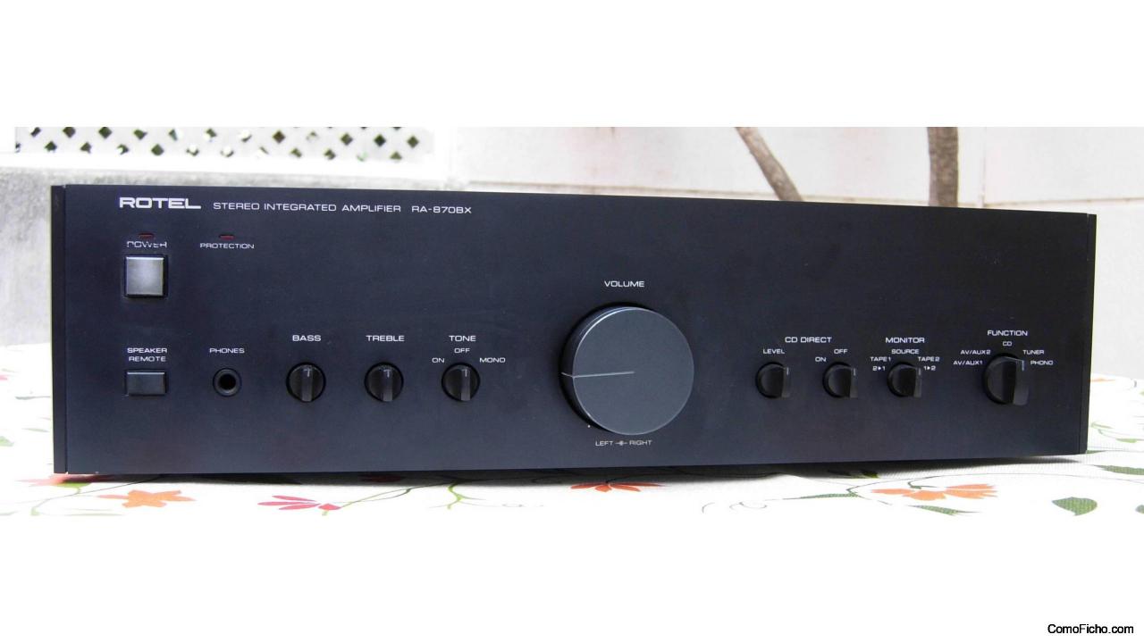 Amplificador Integrado Rotel RA-870BX