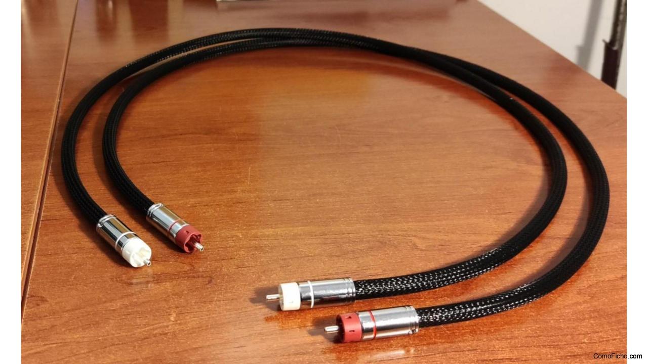 Cables RCA de plata pura de 1m (vendido)