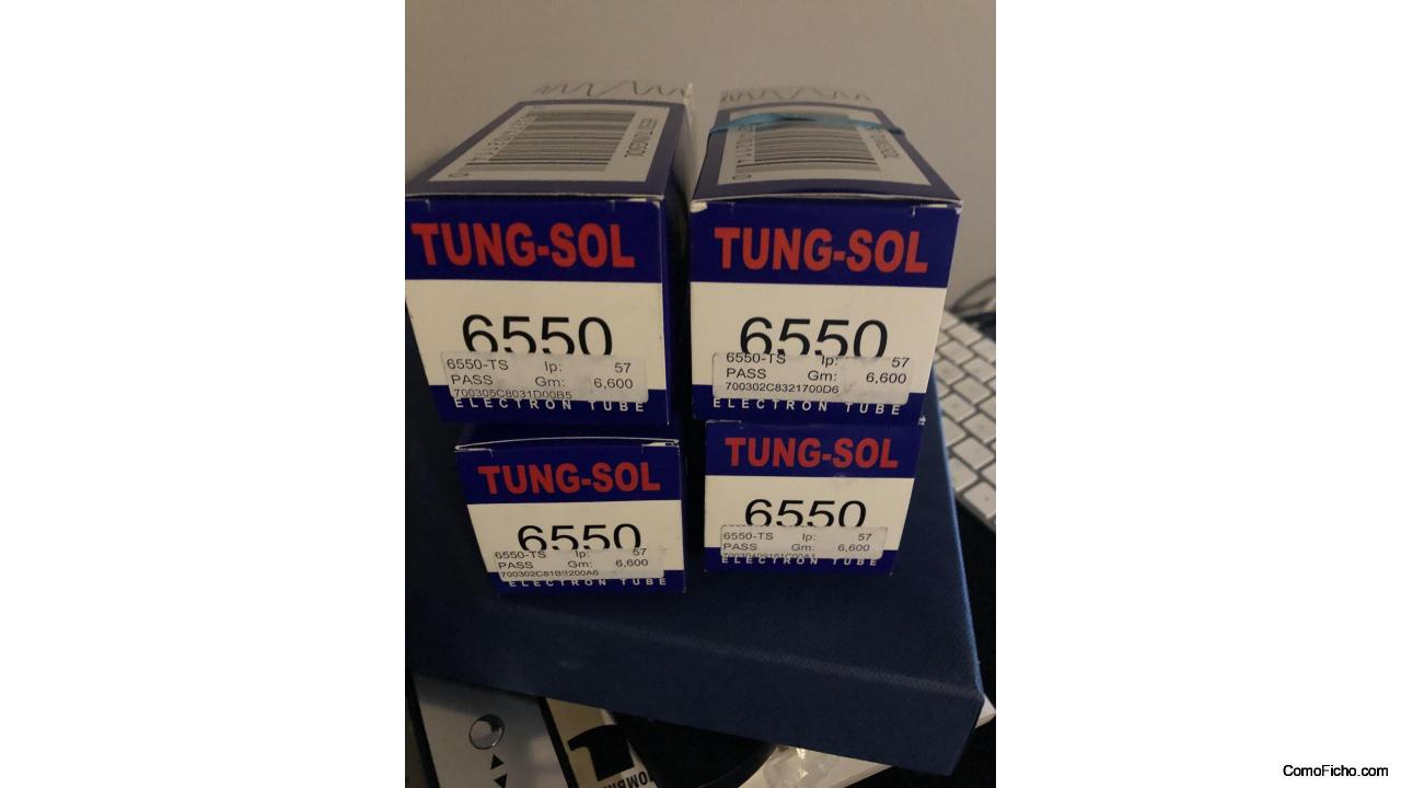 Válvulas Tung Sol 6550.  ¡¡¡VENDIDAS!!!