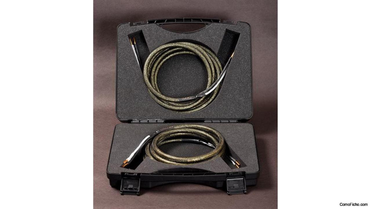 Cable altavoz RCA Lyric-Audio SZ Goldfire para bicableado en su caja original