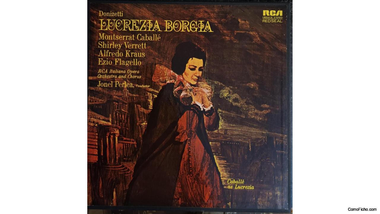 LUCRECIA BORGIA-Donizetti-Opera 3LP vinilos nuevos+book