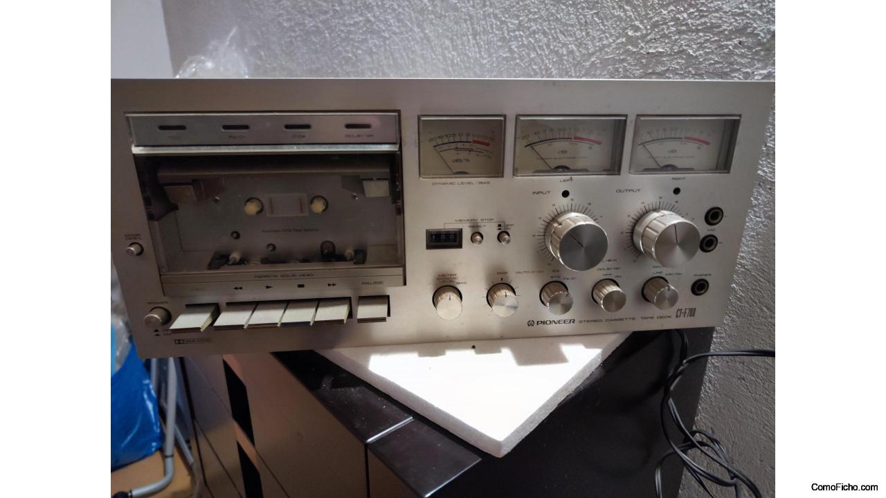 Pletina (Cassette) estéreo Pioneer CT-F700