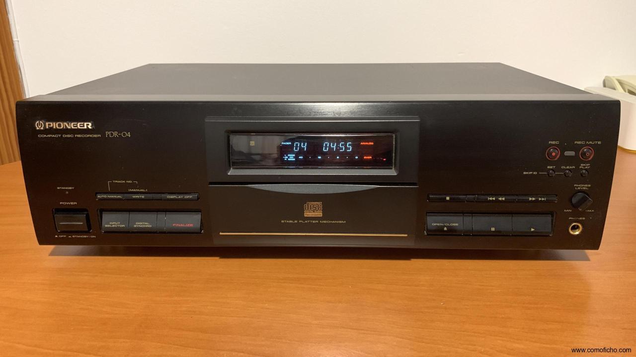 Reproductor/Grabador de CD Pioneer PDR-04