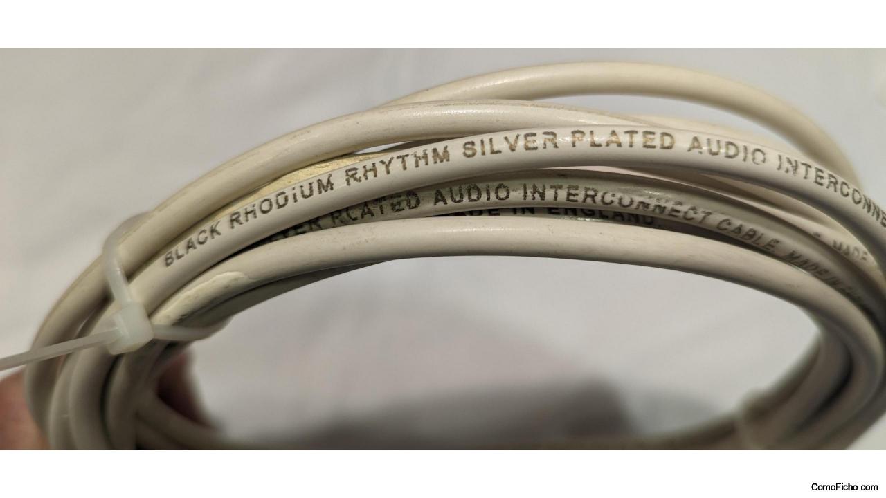 Black Rhodium RHYTHM Silver Plated Audio 5,2mts Granel