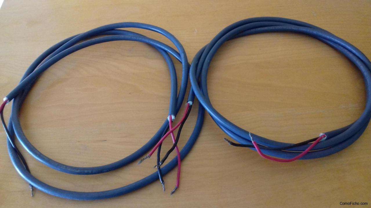 Cables altavoz JPS Super Blue 2. Medida: 2,70m.