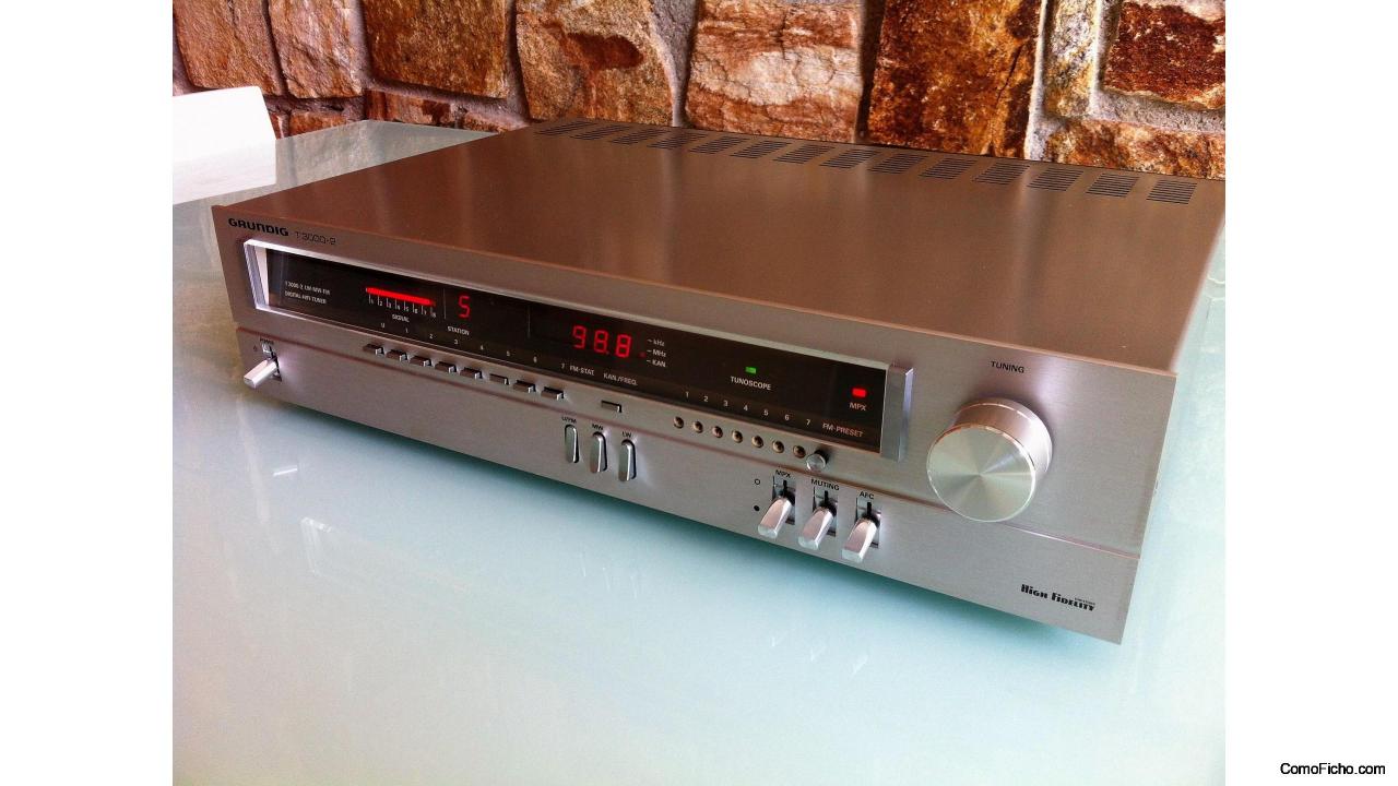 Sintonizador vintage Grundig T3000-2