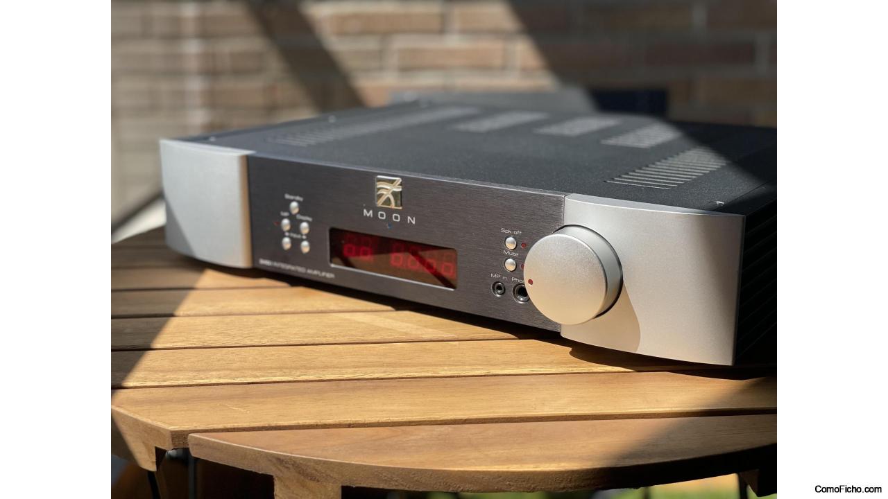 Amplificador Moon 340i d3px dac y previo phono