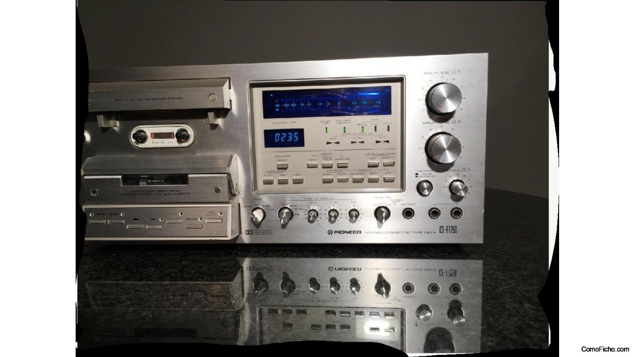 Pioneer Pletina Cassette Deck CTF 1250