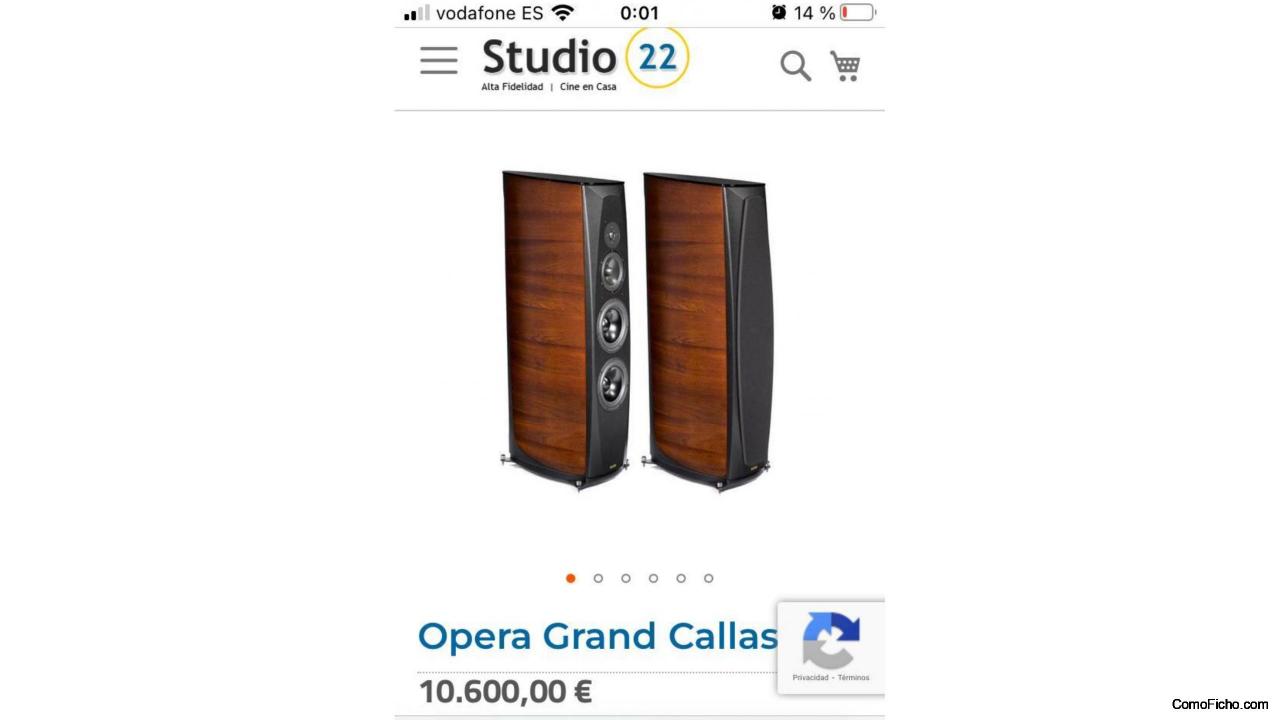 Ópera Grand Callas VENDIDAS!!