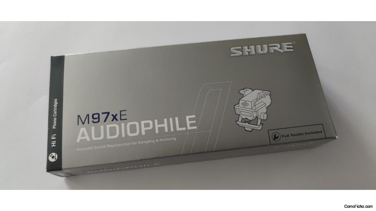 SHURE M97xE Audiophile Hi Fi Phono Cartridge Full Toolkit NOS New Old Stock ¡Nueva sin usar!