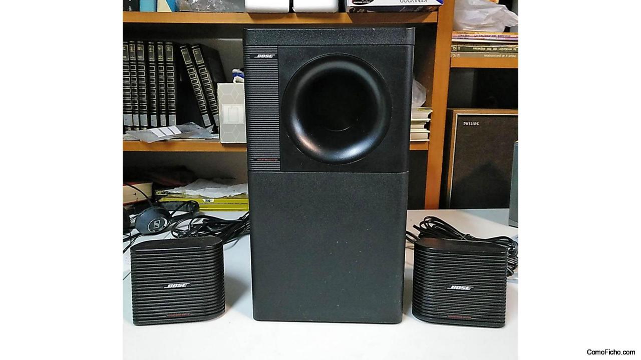 Altavoces Bose Acoustimass AM 3. Series I y IV.