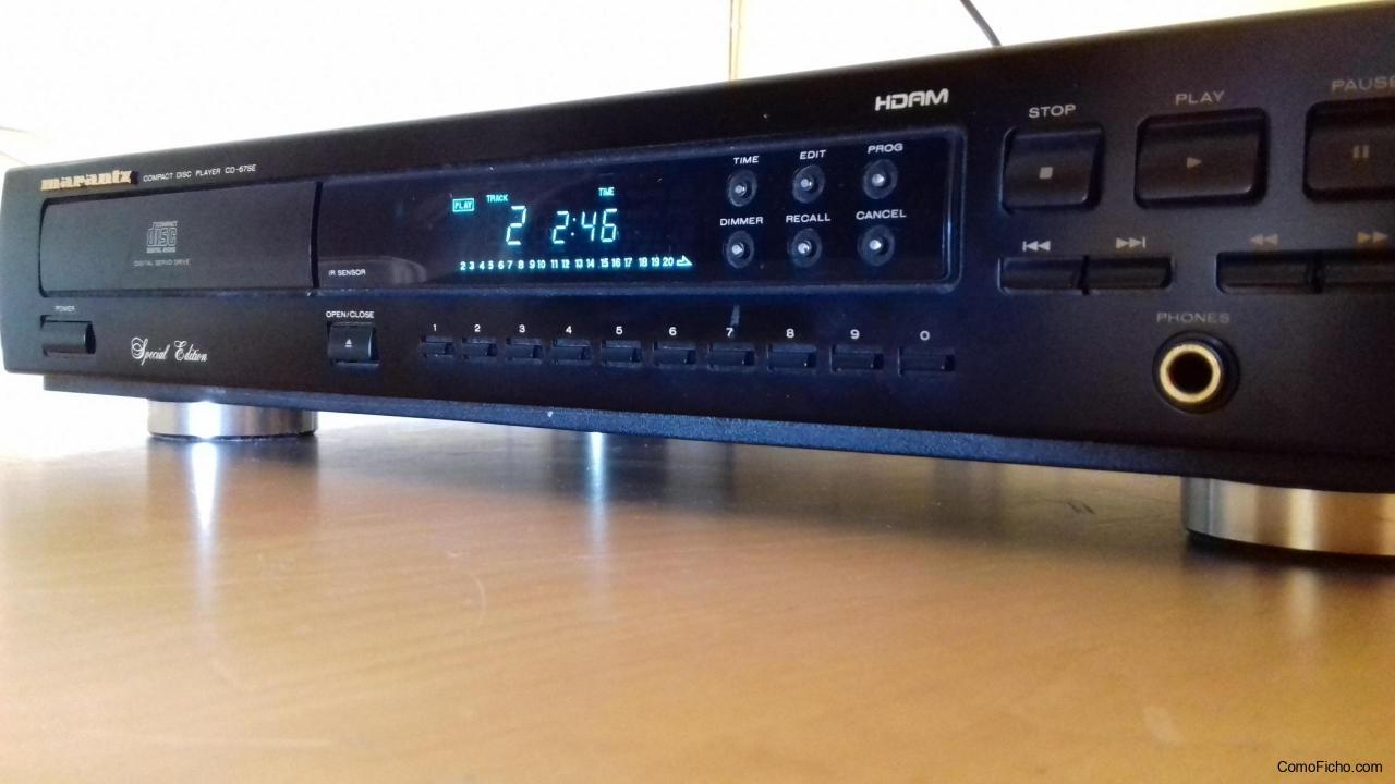 Reproductor CD MARANTZ CD 67 Special Edition. Reparado.(óptica nueva)