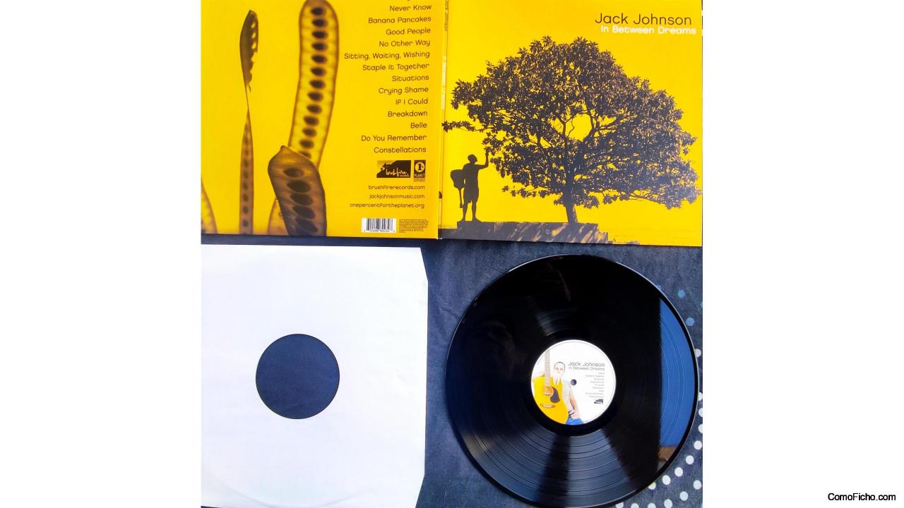 ** VENDIDO ** VINILO COLECCIONISTA DE 180 gr : JACK JOHNSON - IN BETWEEN DREAMS