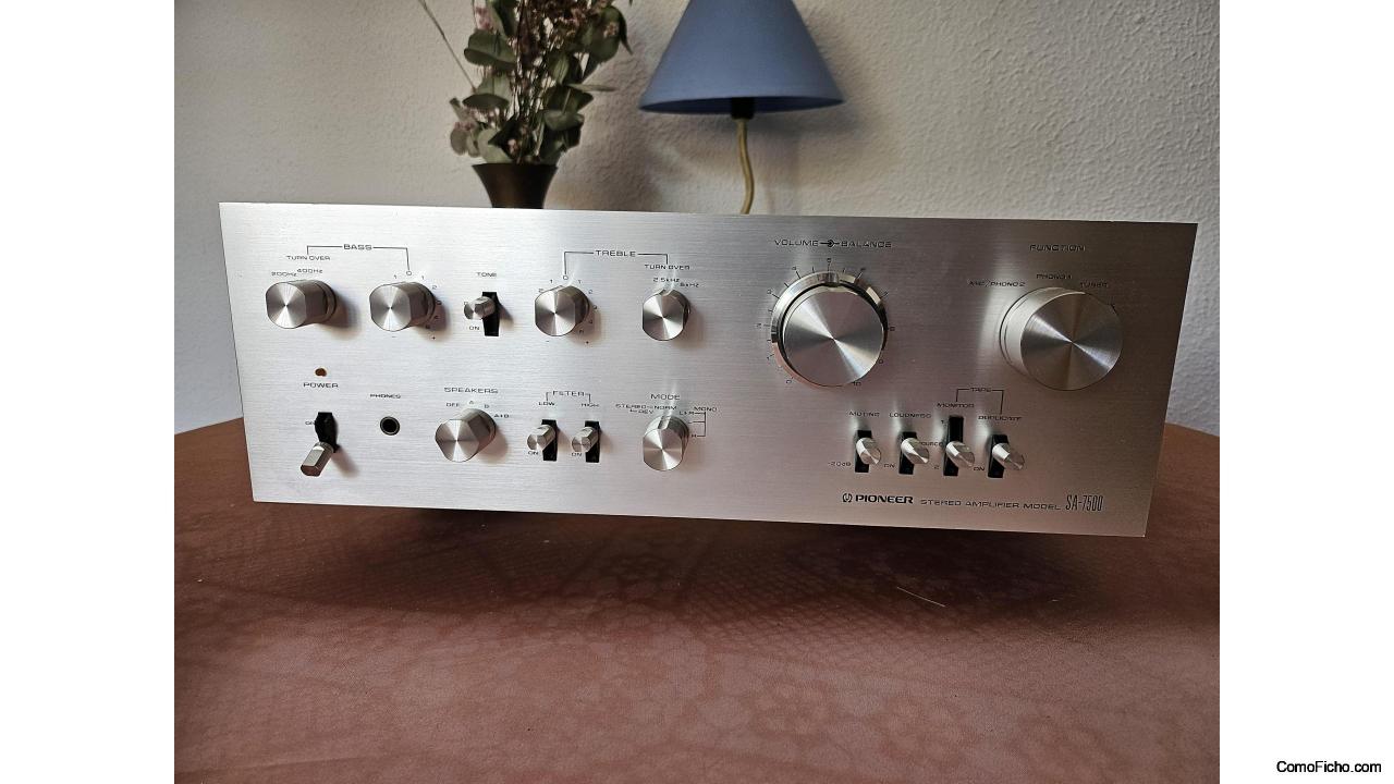 AMPLIFICADOR VINTAGE PIONEER SA 7500