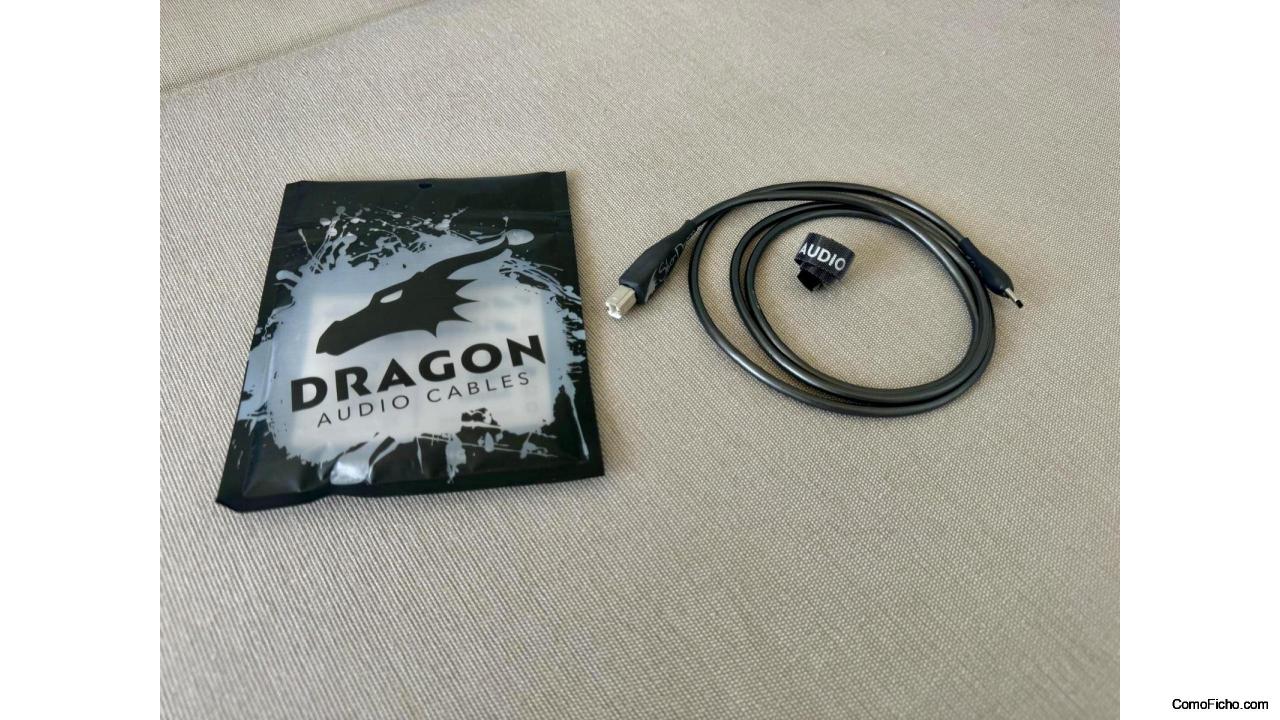 Cable audio USB - plata UP-OCC (Moonaudio)