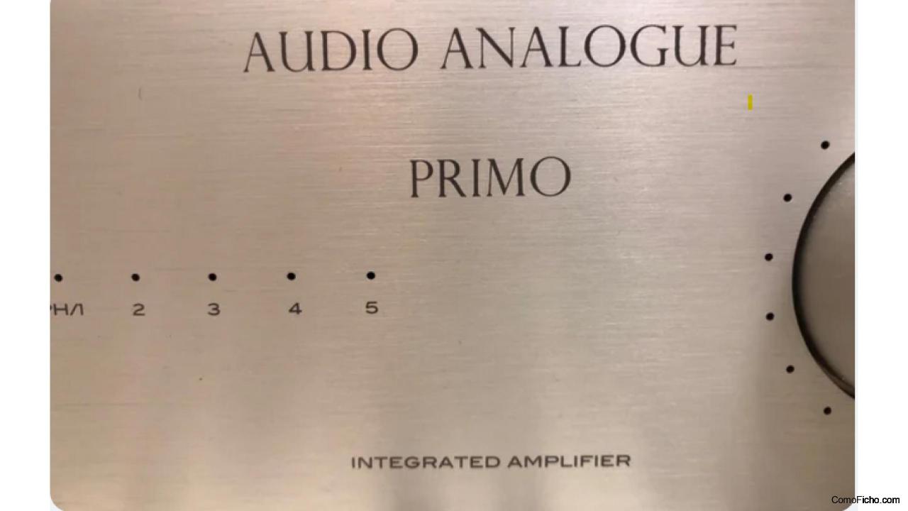 Amplificador Audio Analogue Primo Settanta