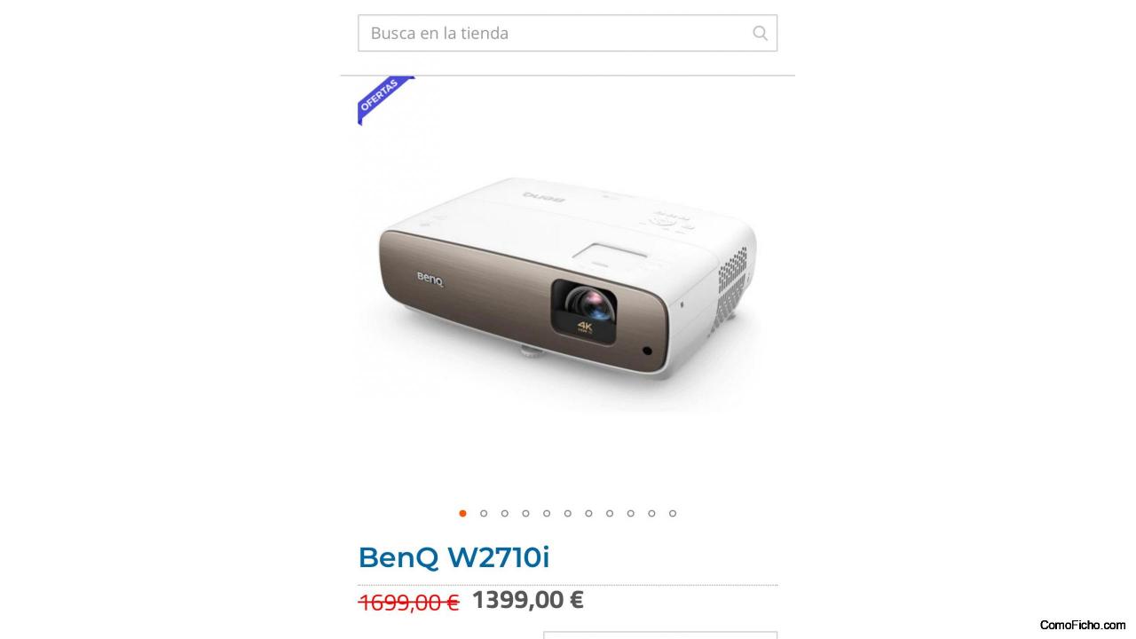 Proyector 4K BenQ W2710i