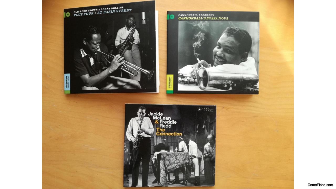 3 cds Jazz.C.Brown,S.Rollins,C.Adderley