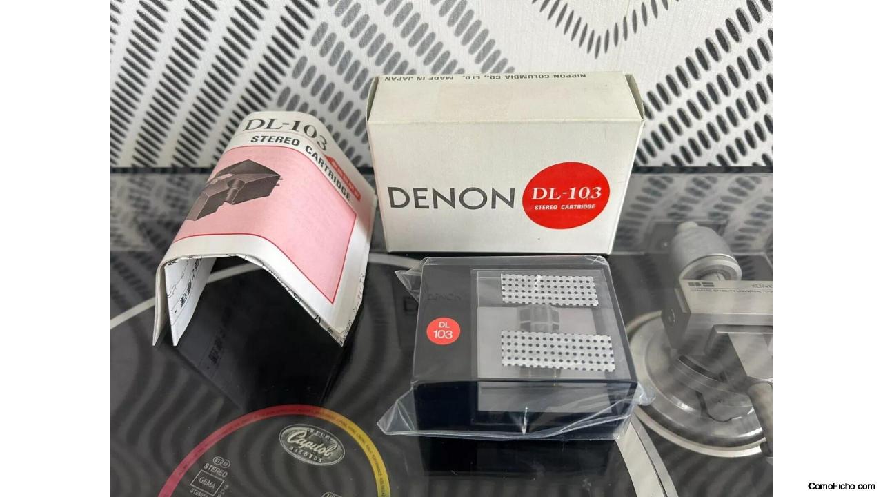 CÁPSULA MC DENON DL-103+STEP UP TRANSFORMER ORTOFON STM-72