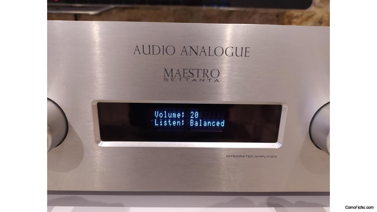 AUDIO ANALOGUE MAESTRO SETTANTA REV. 2