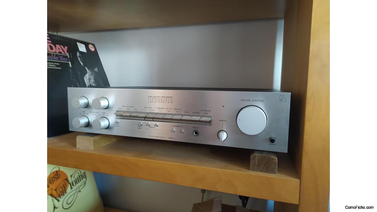 Luxman L-3 con recap y mejoras