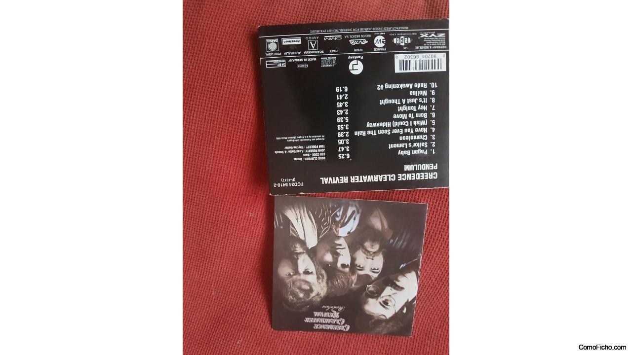 Lote 3 CDS CREEDENCE CLEARWATER REVIVAL