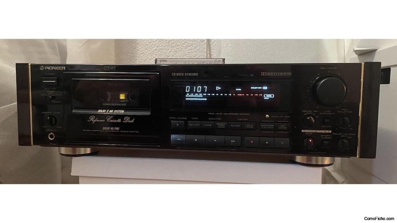 PIONEER CT-93 . Pletina cassette de Referencia